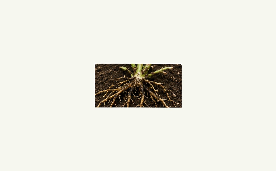 Generated photo-style card for Root rot