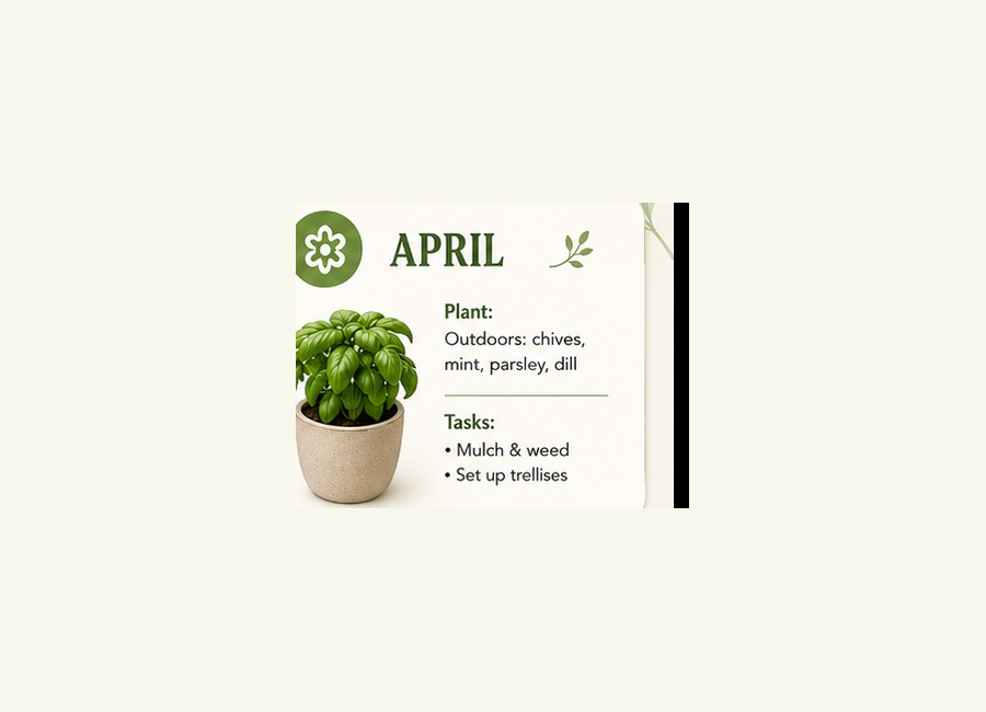 AtHomeGrower calendar card for April