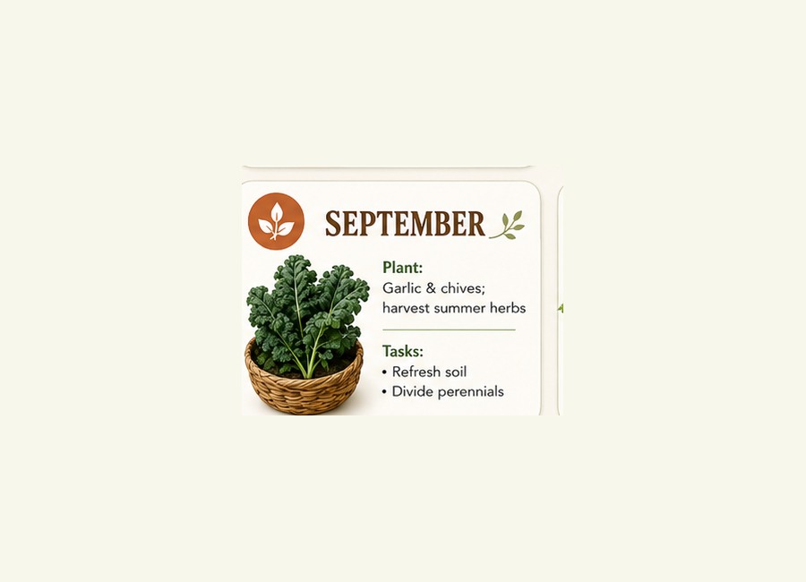 AtHomeGrower calendar card for September