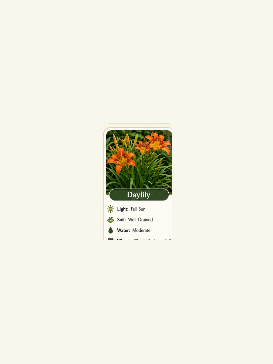 AtHomeGrower card for Daylily