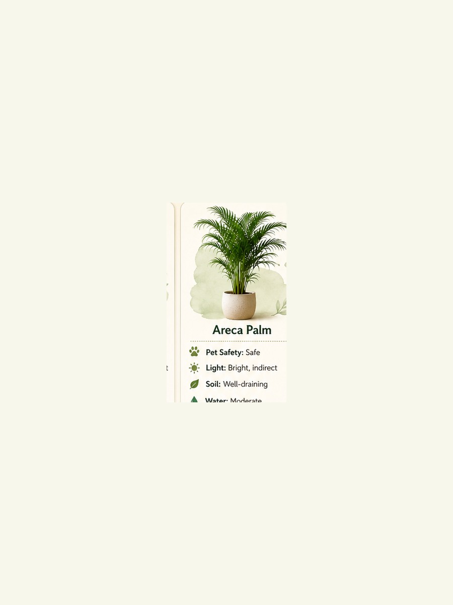 AtHomeGrower card for Areca Palm