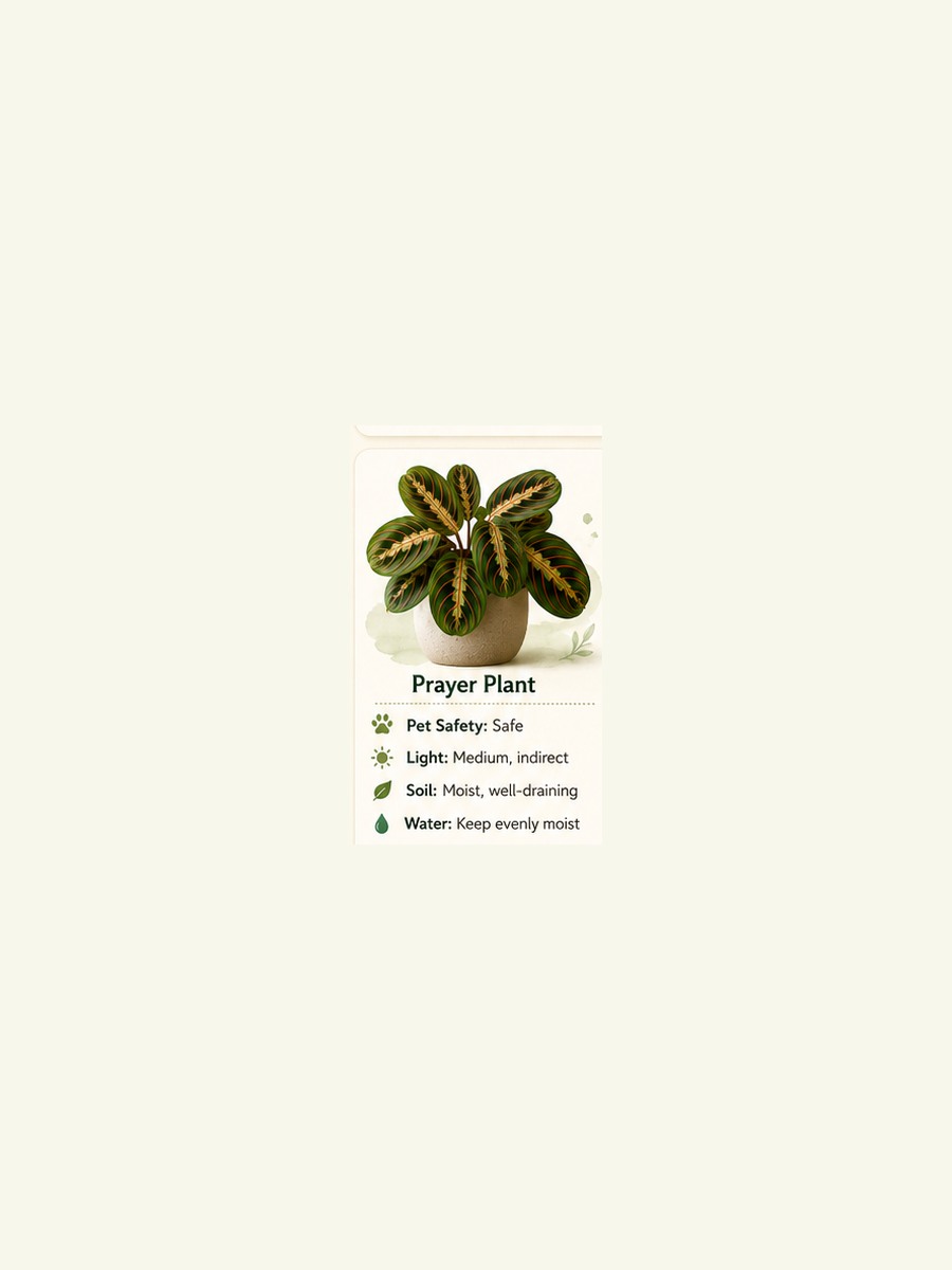 AtHomeGrower card for Prayer Plant