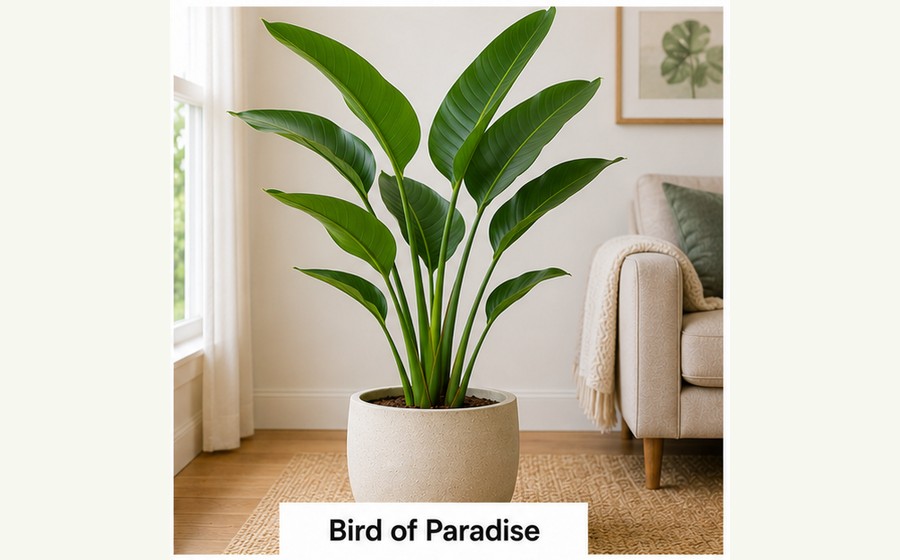 Generated photo-style card for Bird of paradise