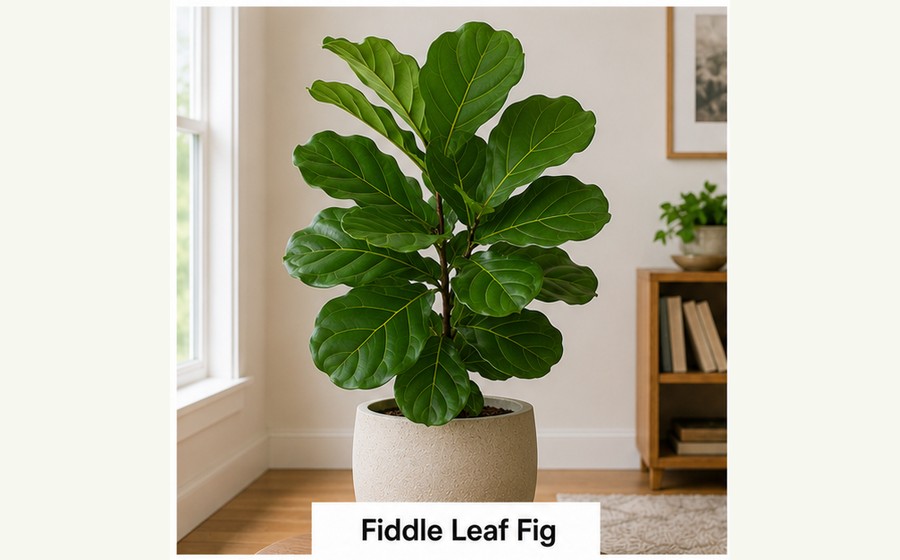 Generated photo-style card for Fiddle leaf fig