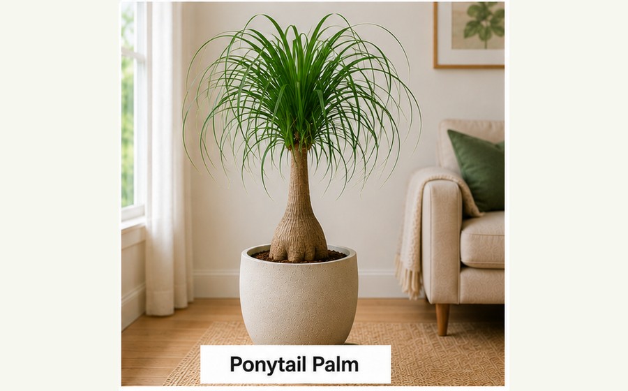 Generated photo-style card for Ponytail palm