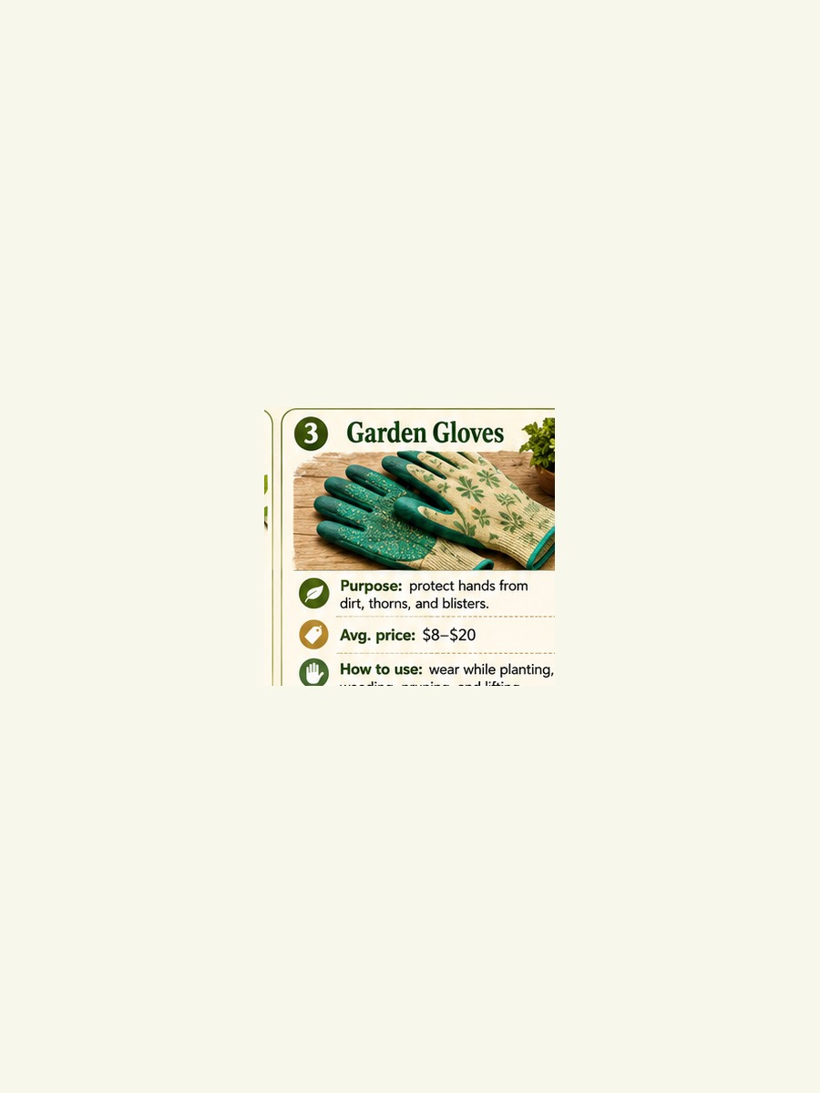 Garden Gloves guide image