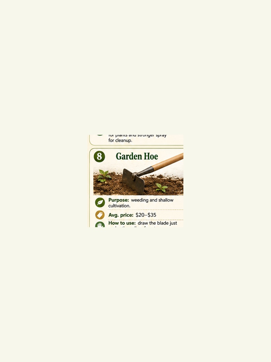 Garden Hoe guide image