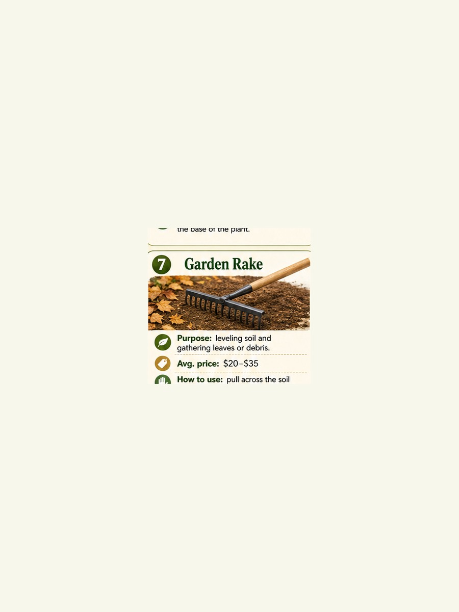 Garden Rake guide image