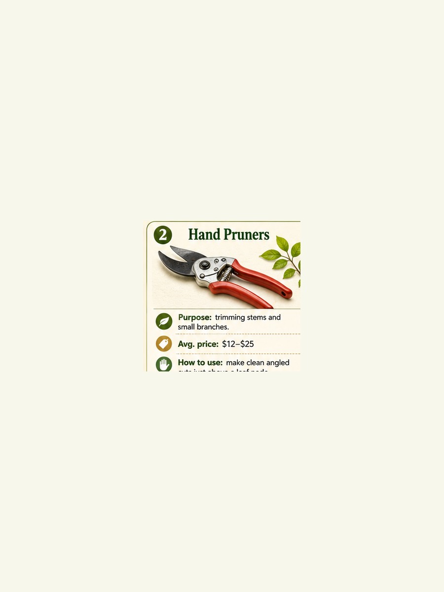 Hand Pruners guide image