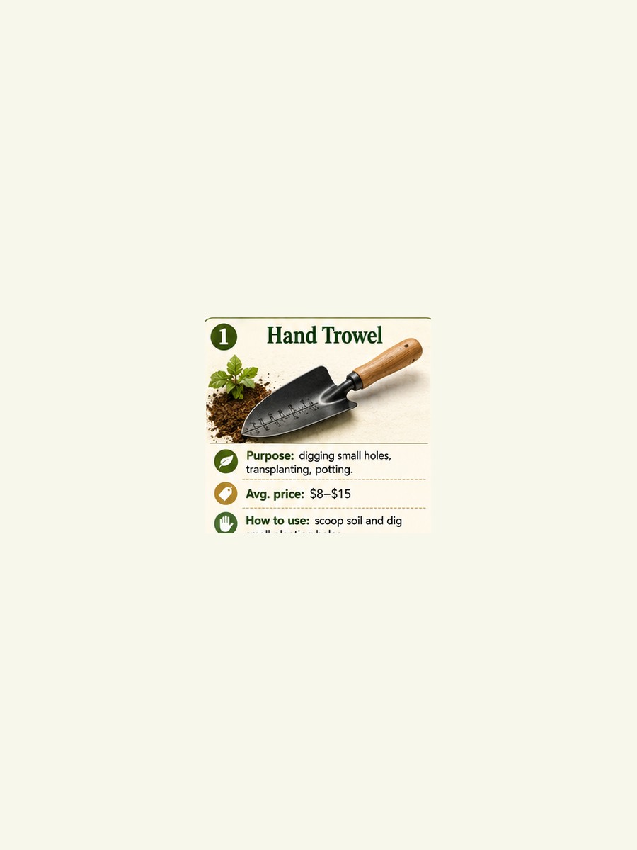 Hand Trowel guide image