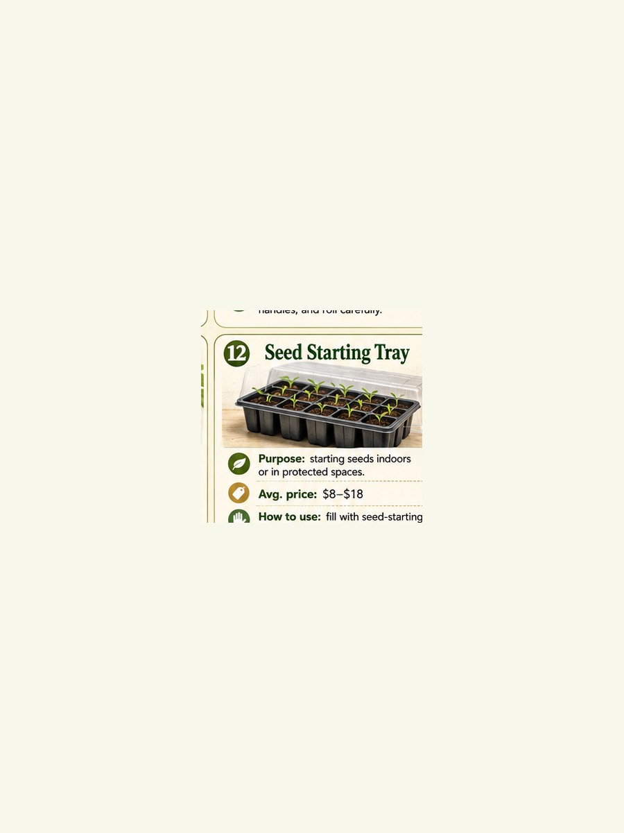 Seed Starting Tray guide image