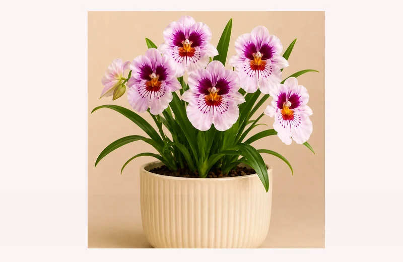Potted reference image of Aechmea Bromeliad