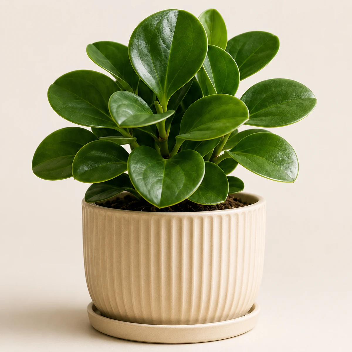 Baby Rubber Plant pet-friendly plant in a simple pot