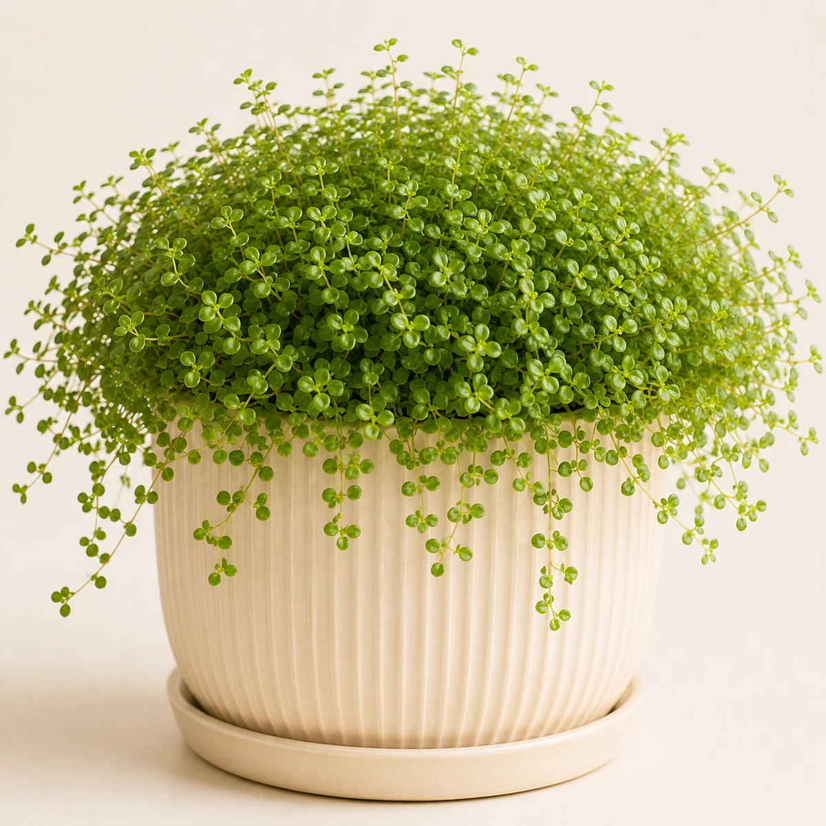Baby Tears pet-friendly plant in a simple pot